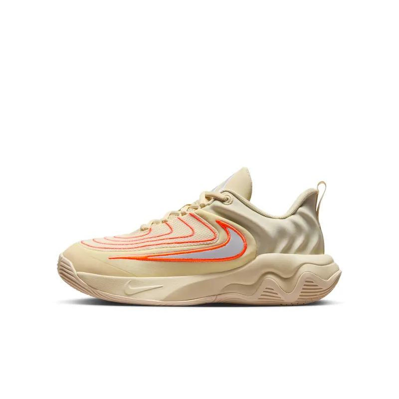 Nike Giannis Immortality 4 Light Khaki Alabaster Total Orange White (FZ6734-200)