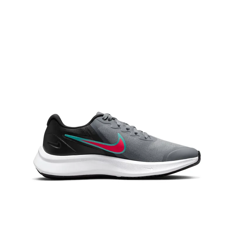 Nike Star Runner 3 Older Kids’ Road Running Grey 50% Sustainable Materials (DA2776-008)