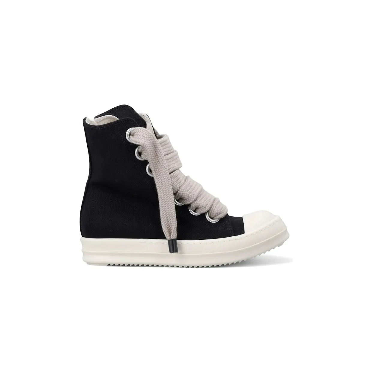 Rick Owens DRKSHDW Temple Jumbo Lace Sneaks Black Milk (DU01F4818-DOW2-911)