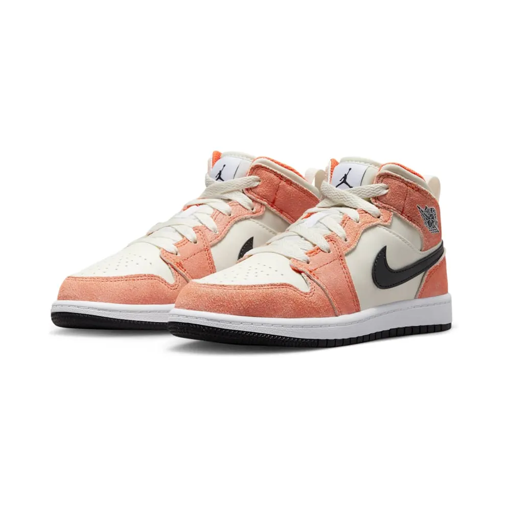 Jordan 1 Mid TD “Orange Suede” (DV1341-800)