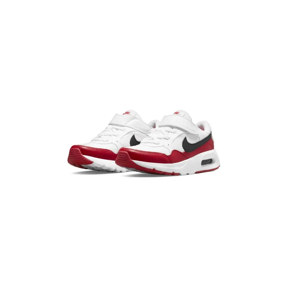 Nike Air Max SC White University Red (PS) (CZ5356-106)