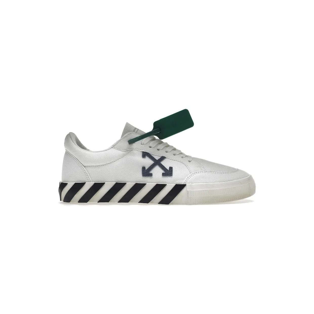 OFF-WHITE Vulc Low Cotton White Blue Grey (OMIA085S22FAB0010145)