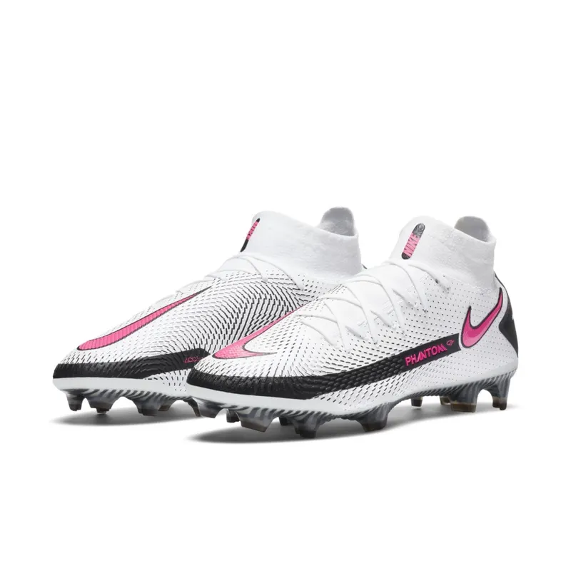 Nike Phantom GT Elite DF FG White Black Pink Blast White/Black-Pink Blast (CW6589-160)