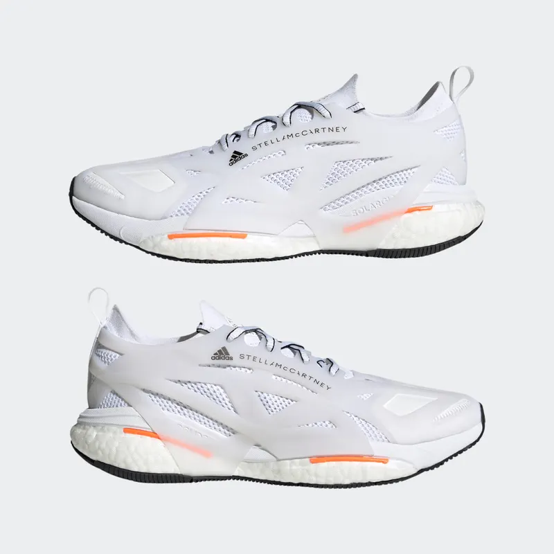 Adidas adidas by Stella McCartney Solarglide Running Cloud White / Cloud White / App Signal Orange (HR1923)