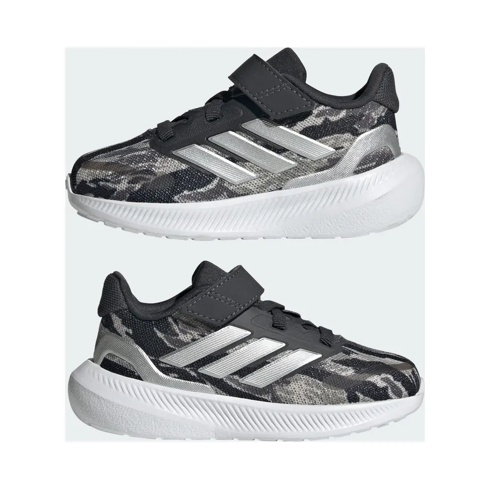 Adidas RunFalcon 5 Kids Silver Pebble / Silver Metallic / Carbon (JQ2194)