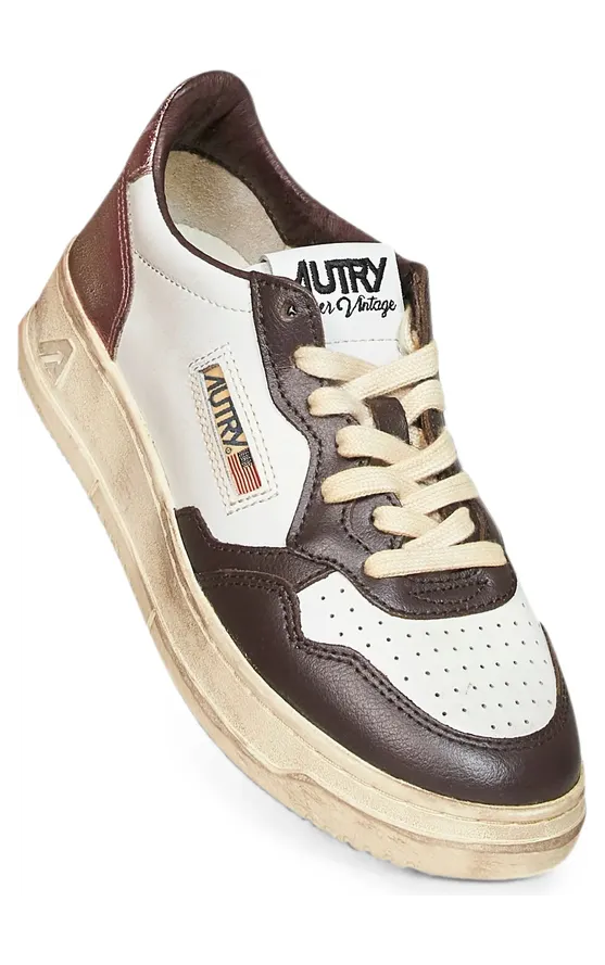 Autry Perforated-toe Metallic-insert “White/Brown” (AVLW SV62) (4)