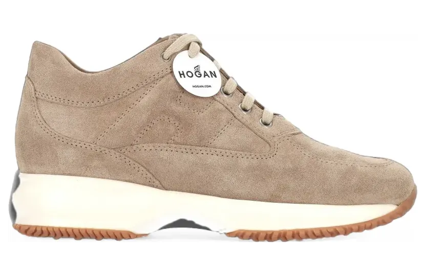 Hogan Interactive panelled sneakers – Bruin (HXW00N00010BTM)