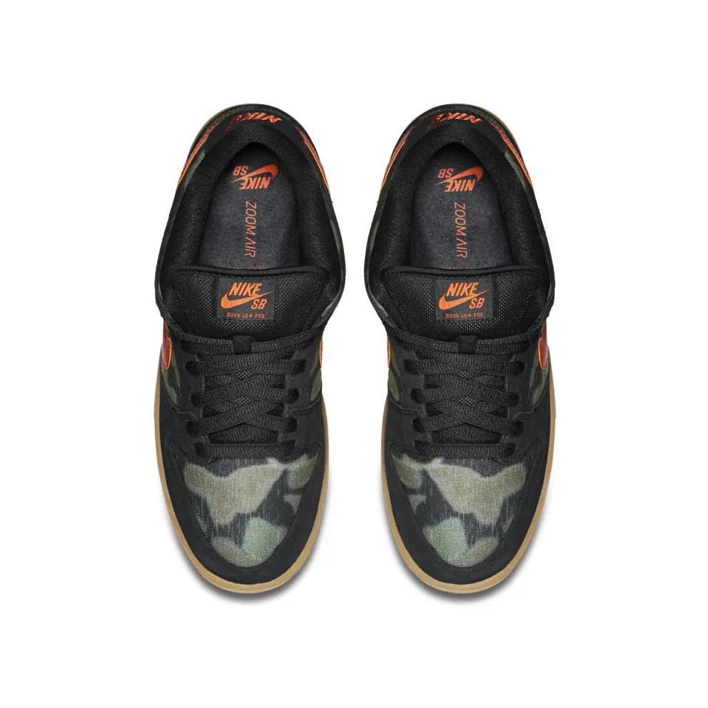 Nike Dunk SB Low Black Rough Green Black/Team Orange-Rough Green (313170-083)