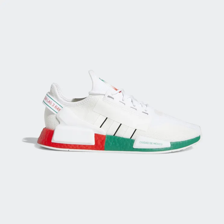 Adidas NMD_R1 V2 ‘United By – Mexico City’ Cloud White/Core Black/Bold Green (FY1160)