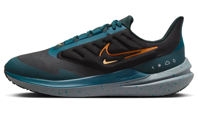 Nike Air Winflo 9 Shield Black Deep Jungle (DM1106-002)
