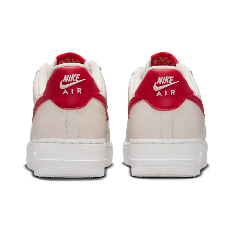Nike Air Force 1 Low ’07 “Next Nature Pale Ivory University Red” (DC9486-109)
