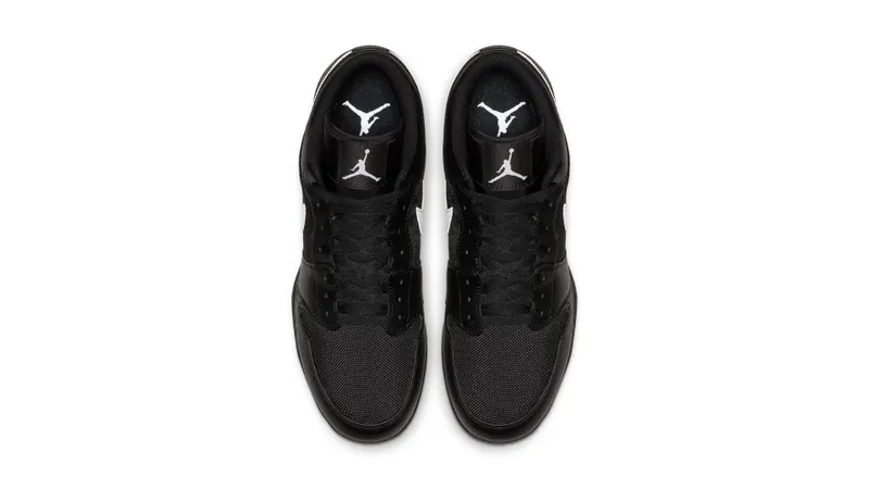 Jordan 1 TD Low Black White Back/White-White (AV5292-001)