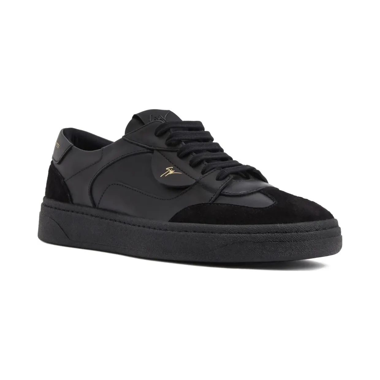 Giuseppe Zanotti GZ94 low-top met vlakken “Black” (RU50013001)
