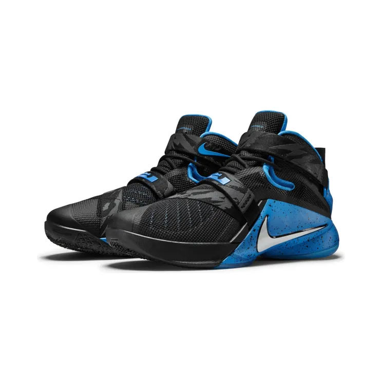 LeBron Soldier 9 Black/Soar-White (749490-014)