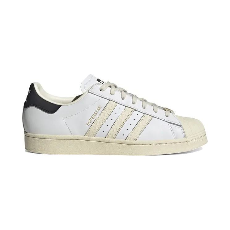 adidas Superstar Debossed Stripes Wonder White Black (ID4675)