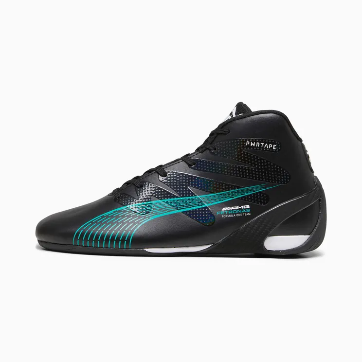 Puma Mercedes-AMG Petronas Motorsport Carbon Cat Mid rijschoenen Black/Green (30754402)