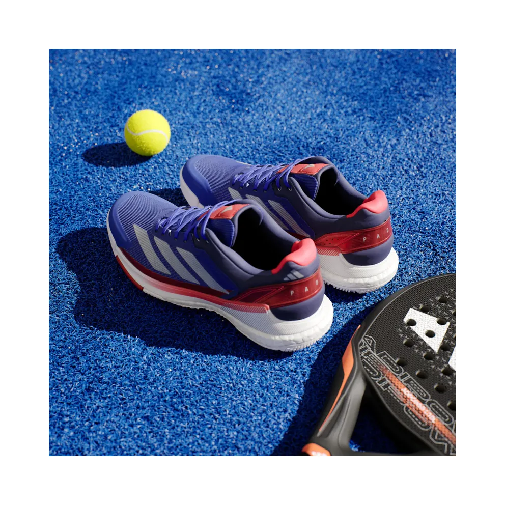 Adidas Crazyquick BOOST Padel Lucid Blue / Silver Metallic / Cloud White (JP9590)