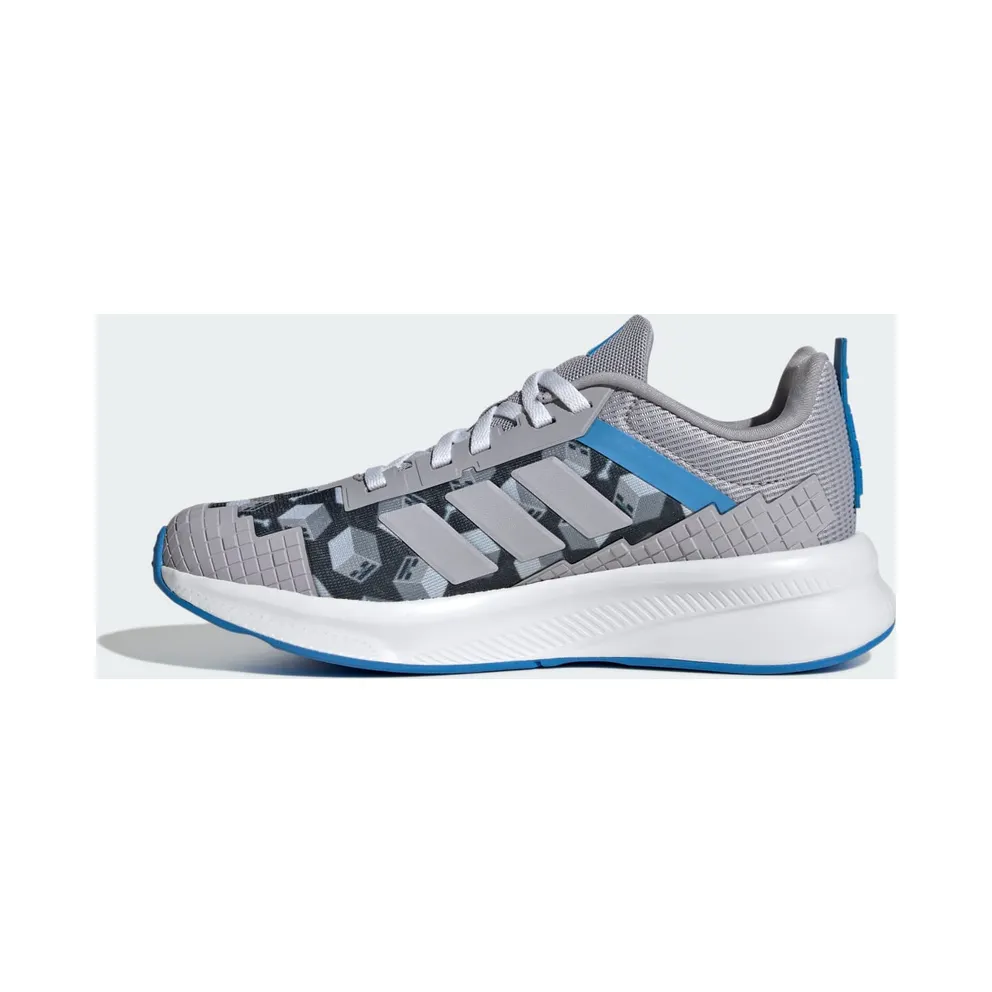 Adidas ADIDAS MINECRAFT FORTARUN 4.0 Shoes JUNIOR Glory Grey / Glory Grey / Lucid Ray Blue (JR1933)