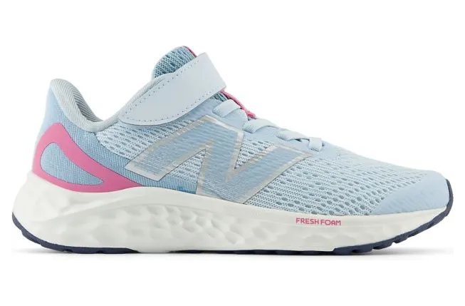 New Balance Fresh Foam Arishi v4 Bungee Lace Quarry Blue Real Pink Chrome Blue (PAARIYB4)