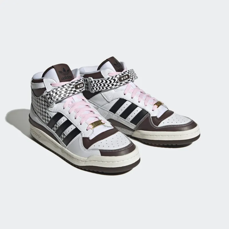 Adidas Forum Mid Cloud White / Core Black / Dark Brown (FZ6587)