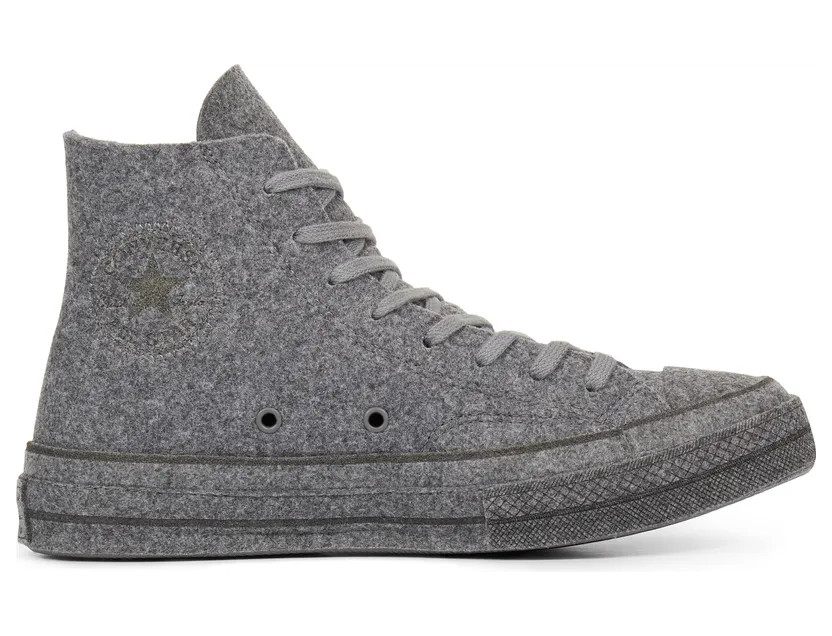 Converse J.W. Anderson x Chuck 70 Hi Top ‘Felt’ Quiet Shade/Quiet Shade/Black (162844C)