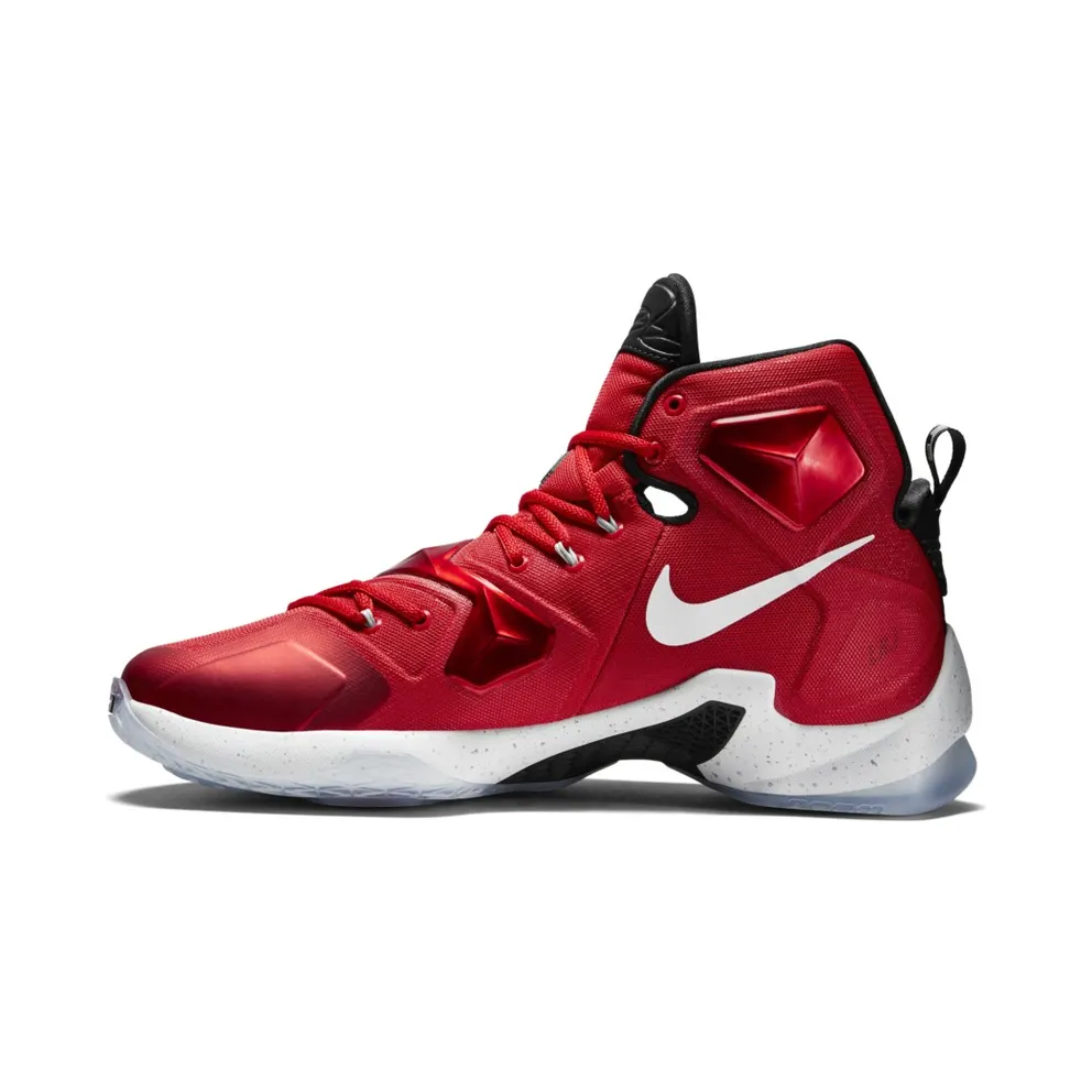 Nike LeBron 13 Away University Red/White-Black-Laser Orange (807219-610)
