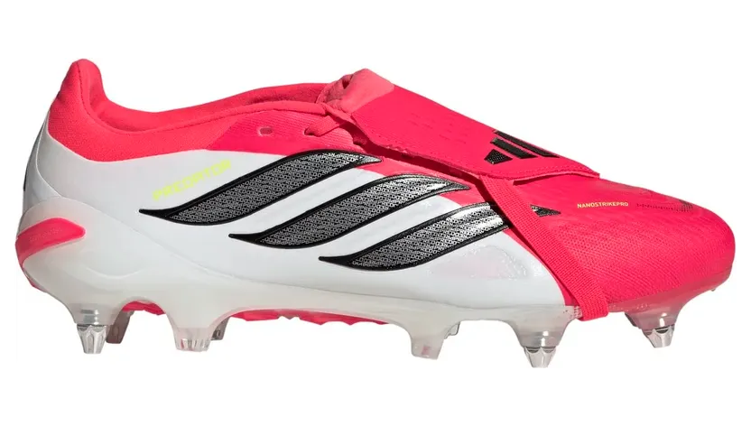 Adidas Predator Pro Fold-Over Tongue SG Stollenschuhe, rot, Größe 43 ⅓ (JS0956)