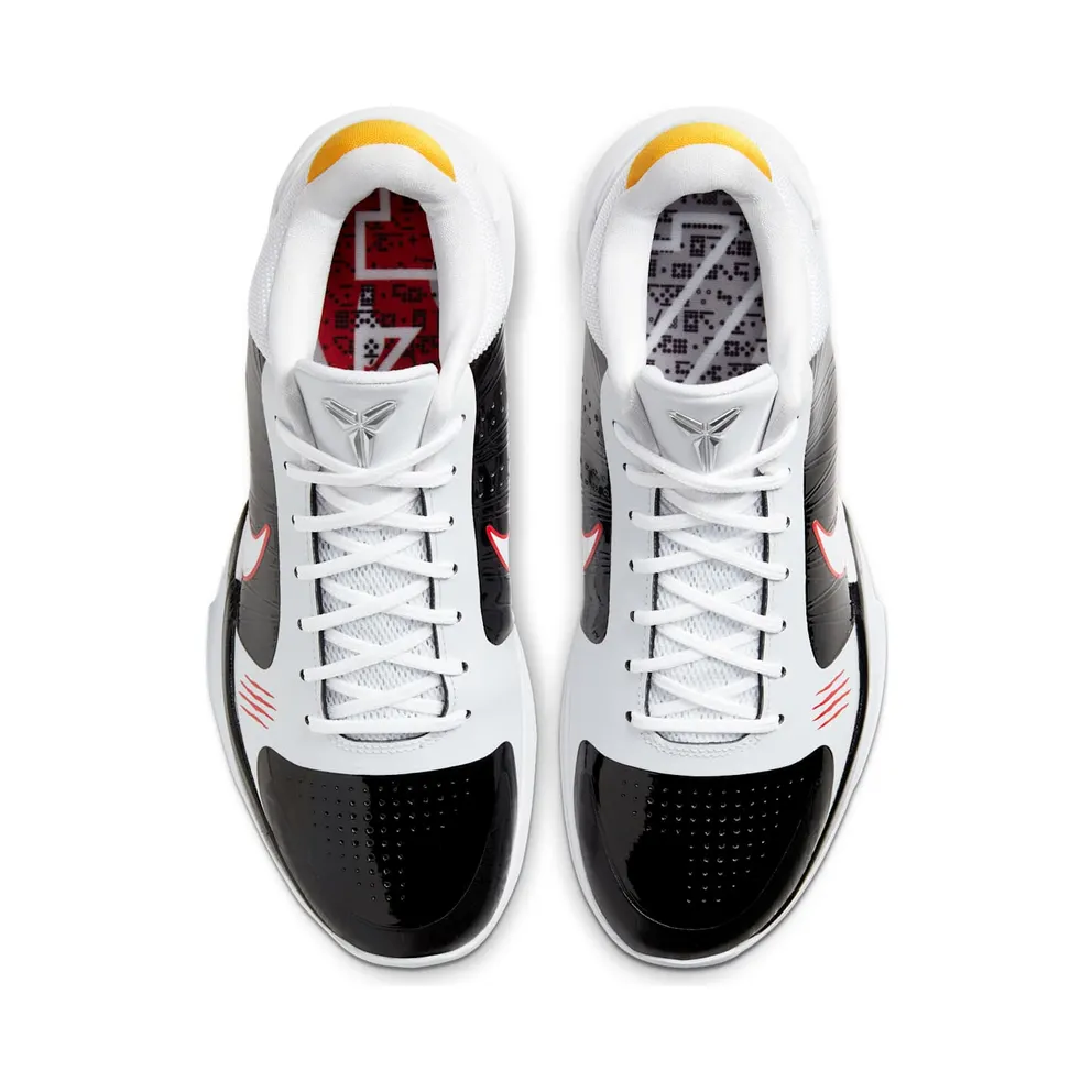 Nike Kobe 5 Protro Bruce Lee Alternate White/Black-University Red-Varsity Maize (CD4991-101)