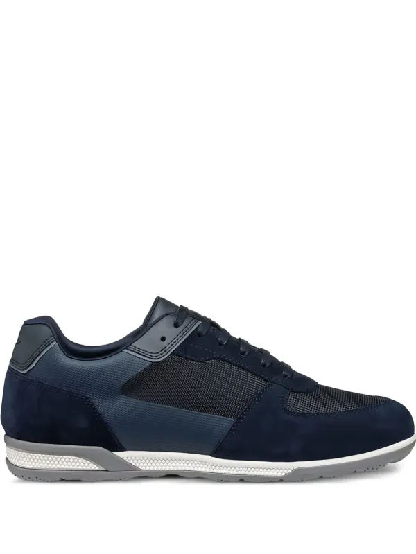 Geox Spherica Actif suède with mesh vlak – Blue (U55LGA01422C4002)
