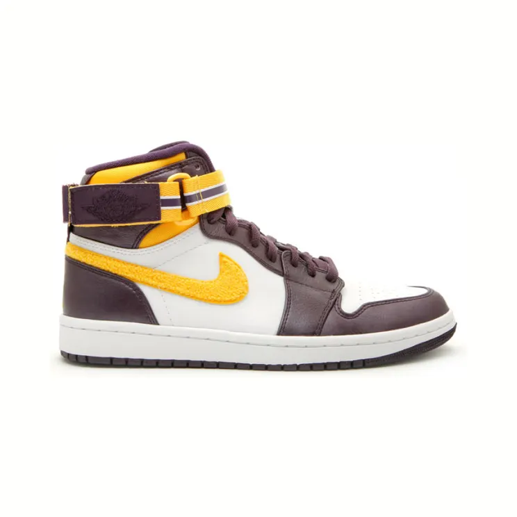 Jordan Air Jordan 1 High Strap ‘Grand Purple’ Grand Purple/Varsity Maize-Wht (342132571)