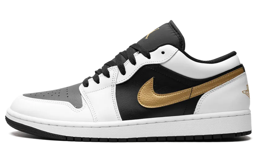 Air Jordan 1 Low “Gold Swoosh” (553558-172)