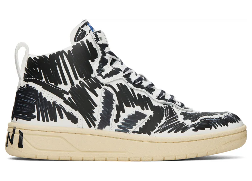 Marni Black Veja Edition V-10 Sneakers (VQMS-3067A V1520)