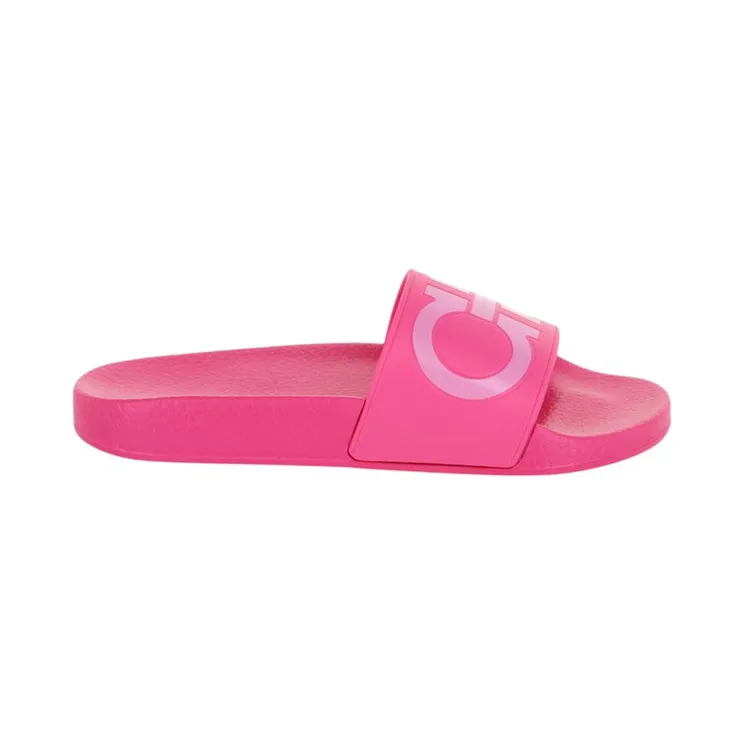 Ferragamo Groovy Dual Gancini Slides Hot Pink (01B827-751264-M)