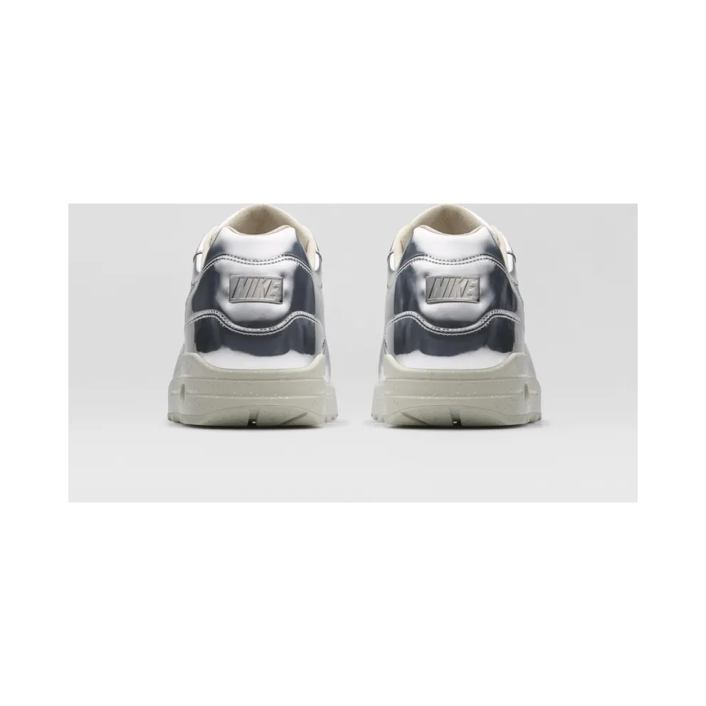 Nike Air Max 1 Liquid Silver Metallic Silver/Light Bone (635786-002)