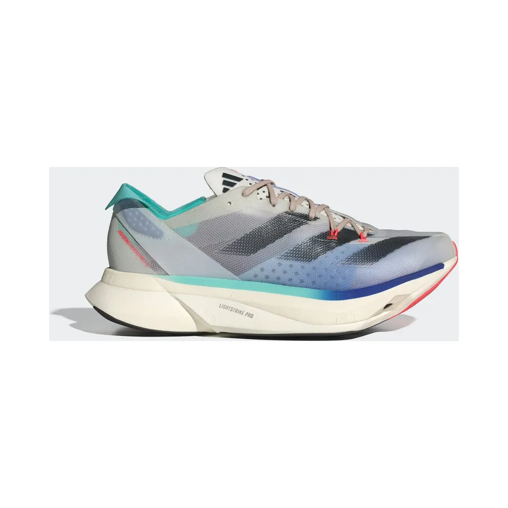 adidas Adizero Adios Pro 3 Off White Aurora Ink Flash Aqua (IE6235)