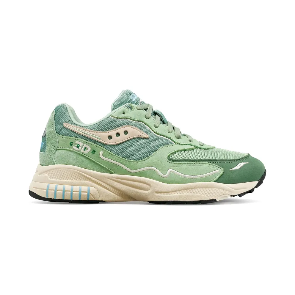 Saucony 3D Grid Hurricane – “Green Cream” (S70670-7)