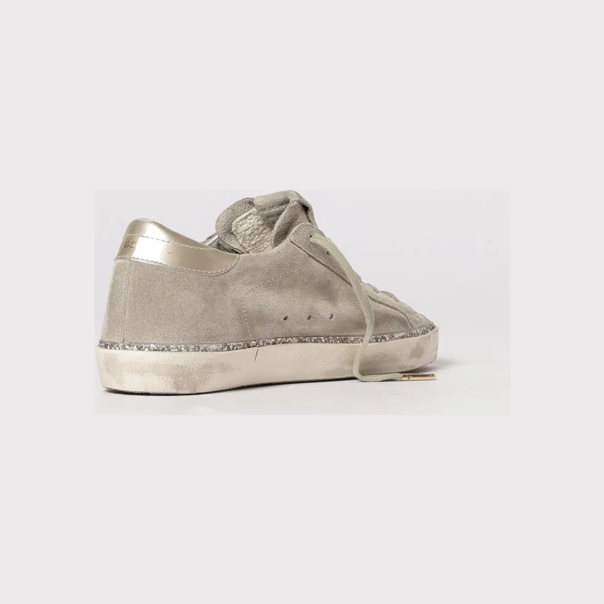 Golden goose Super-Star Used Suede Sneakers Beige (GWF00857F00805915864) (2)
