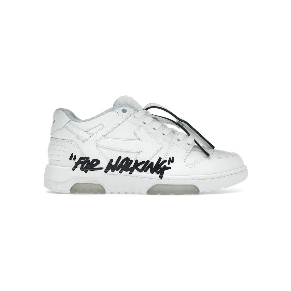 OFF-WHITE Out Of Office OOO Low Tops For Walking White Black (OWIA259C99LEA0190110)