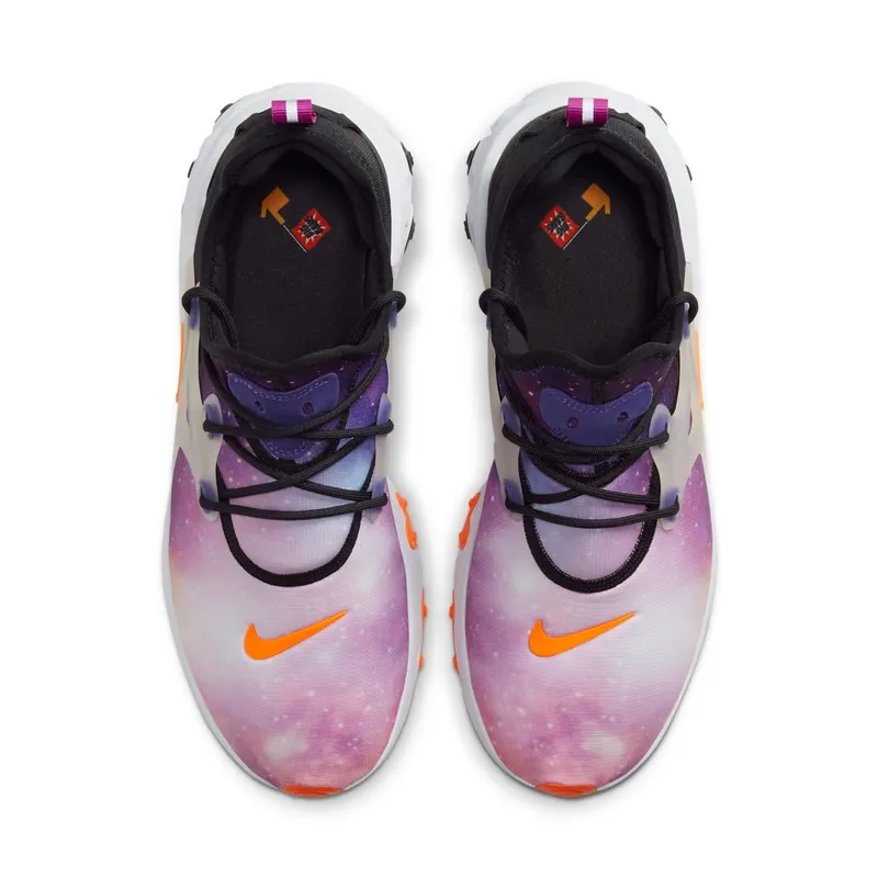 Nike React Presto Galaxy Black/White-Orange-Purple (CN7664-002)