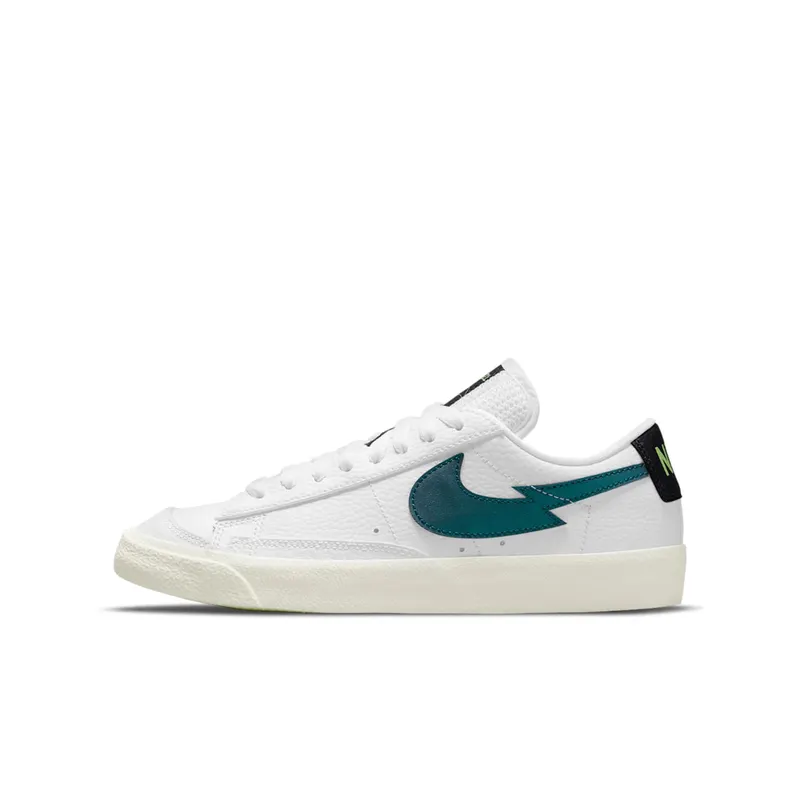 Nike Blazer Low 77 Split Swoosh Aquamarine (GS) (DM8689-100)