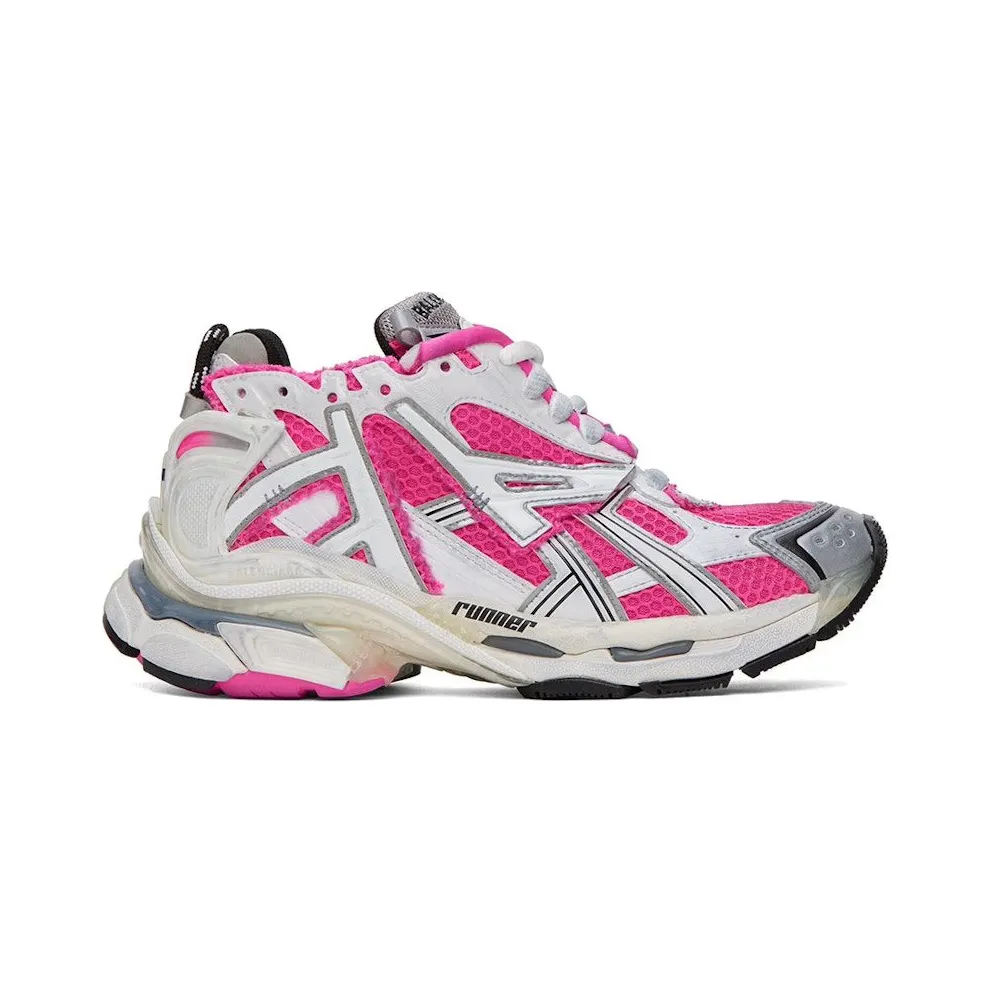 Balenciaga Runner White Fluo Pink (677402 W3RBN 9155)