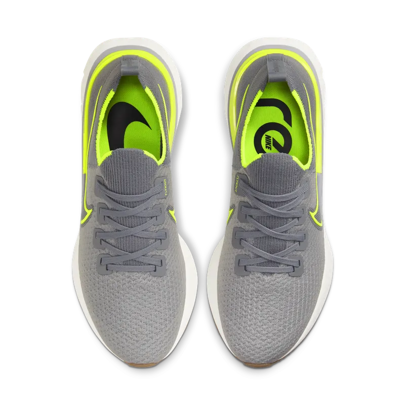 Nike React Infinity Run Flyknit Particle Grey Particle Grey/Wolf Grey-Sail-Volt (CD4371-008)