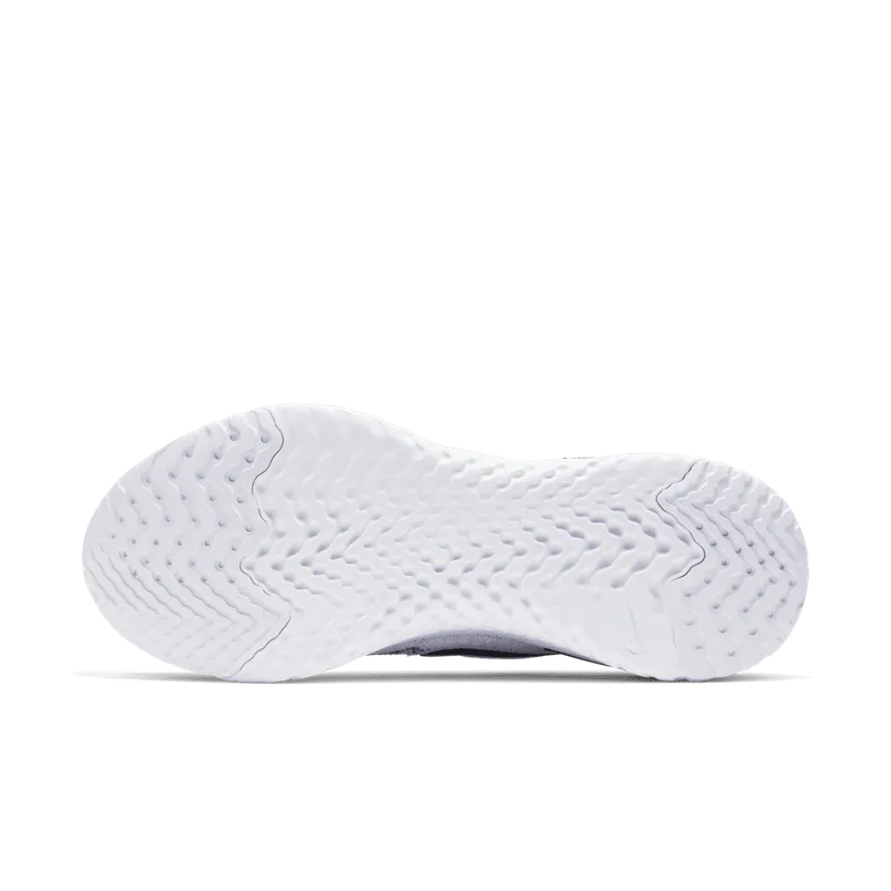 Nike Epic React Flyknit 2 White White Pure Platinum Black (BQ8928-101)
