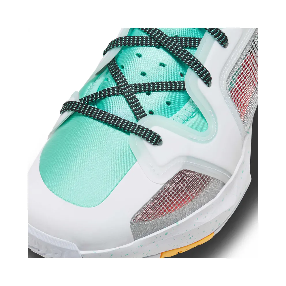 Jordan 37 Low PF Guo Ailun White Island Green Black Metallic Silver (FB8486-130)