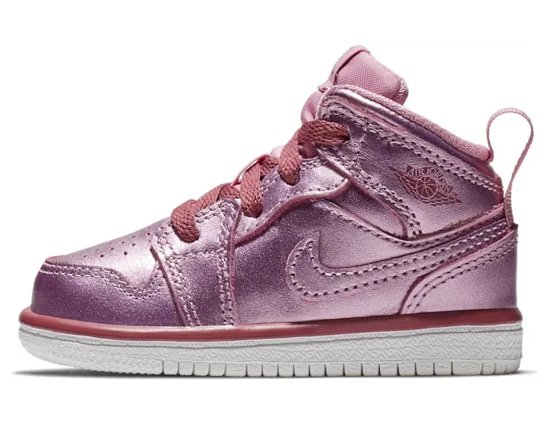 Jordan 1 Mid Pink Rise (TD)