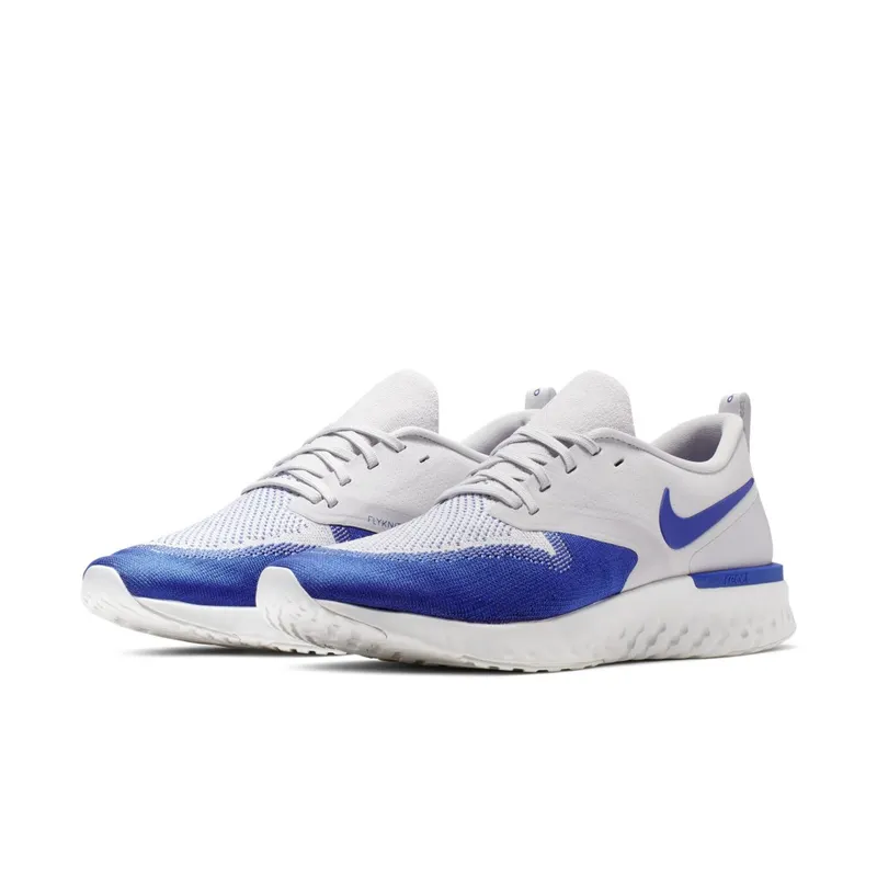 Nike Odyssey React Flyknit 2 Vast Grey Vast Grey Platinum Tint White Game Royal (AH1015-004)