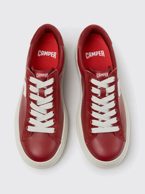 Camper Runner Smooth Leather with XL Extralight Sole Burgundy (K201855-013RUNNER0)