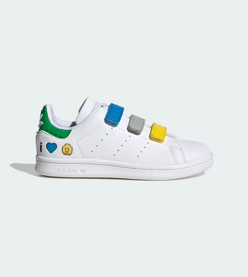 adidas adidas Stan Smith x LEGO® Kids Cloud White / Bright Blue / Grey Two (IF2917)