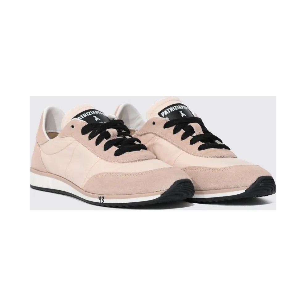 Patrizia Pepe Skin ’93 in Suede and Nylon Pink (2Z0054V040F301)