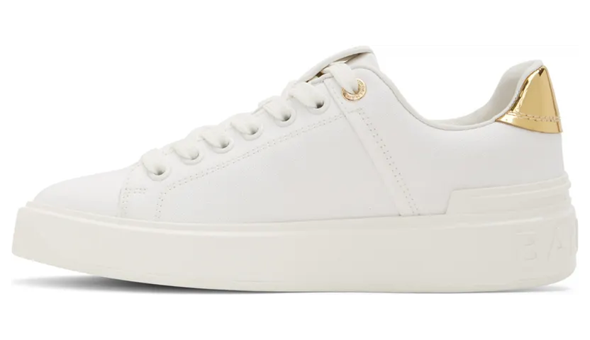 Balmain White B Court Sneakers (XN0VI690TCSO) (3)